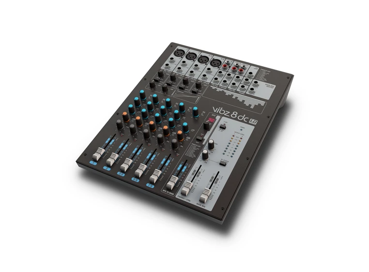 LD Systems VIBZ 8 DC 8ch. Mix Console with DFX and Compressor 
